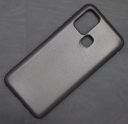 Чехол для Samsung Galaxy F41/M21S силиконовый матовый черный