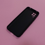 Чехол для Xiaomi Mi10 Lite силиконовый черный