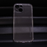 Чехол для iPhone 13 Mini силиконовый прозрачный с защитой для камеры