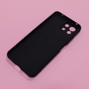 Чехол для Xiaomi Mi11 Lite силиконовый черный