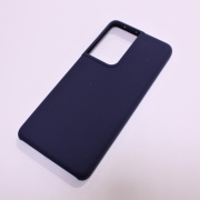 Чехол для Samsung Galaxy S21 Silicone Case темно-синий