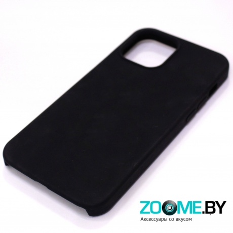 Чехол для Iphone 12 Pro Slilicone Case черный фото