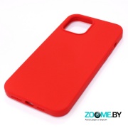 Чехол для Iphone 12 Slilicone Case красный