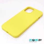 Чехол для Iphone 12 Pro Max Slilicone Case желтый