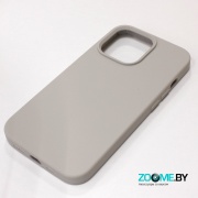 Чехол для Iphone 13 Slilicone Case серый