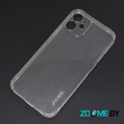 Чехол для Iphone 12 mini прозрачный J-Case с защитой камеры