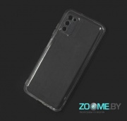 Чехол для Samsung Galaxy A03S прозрачный силиконовый