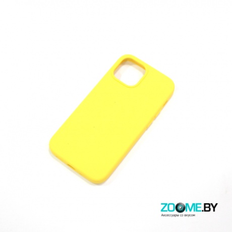 Чехол для Iphone 13 Mini Silicone Case желтый фото