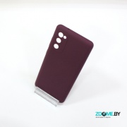 Чехол для Samsung Galaxy S20FE Silicone Case бордовый