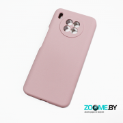 Чехол для Huawei Honor X20 / Honor 50 Lite Silicone Case нежно-розовый