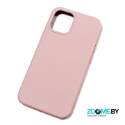 Чехол для iPhone 12 Mini Silicone case нежно-розовый
