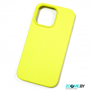 Чехол для iPhone 13 Pro Max Silicone case желтый