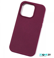 Чехол для iPhone 14 Pro Silicone case бордовый