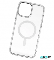 Чехол для iPhone 12 Pro Max с MagSafe силиконовый прозрачный
