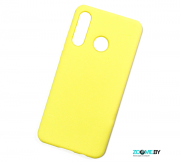 Чехол для Huawei P30 Lite Silicone case желтый
