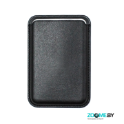 Картхолдер для iPhone Leather Wallet с MagSafe черный