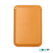 Картхолдер для iPhone Leather Wallet с MagSafe коричневый