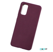 Чехол для Samsung Galaxy S20 Silicone case бордовый
