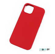 Чехол для iPhone 15 Plus Silicone case красный