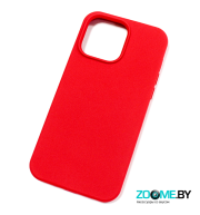 Чехол для iPhone 15 Pro Max Silicone case красный