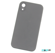 Чехол для iPhone XR Silicone case серый