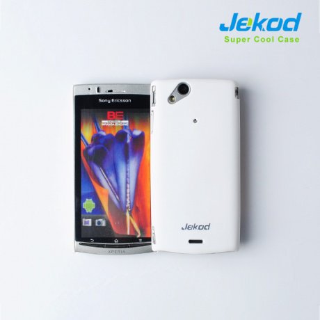 Пластиковая накладка на заднюю крышку Jekod для Sony Xperia Arc LT15i белая матовая фото