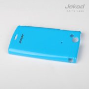 Пластиковая накладка на заднюю крышку Jekod для Sony Xperia Arc LT15i голубая