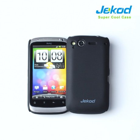 Пластиковая накладка на заднюю крышку Jekod для HTC Desire S черная фото