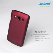 Пластиковая накладка на заднюю крышку Jekod для Samsung S5690 Galaxy Xcover красная матовая