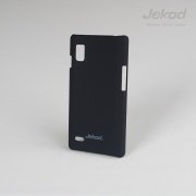 Пластиковая накладка на заднюю крышку Jekod для LG P760 Optimus L9 чёрная матовая