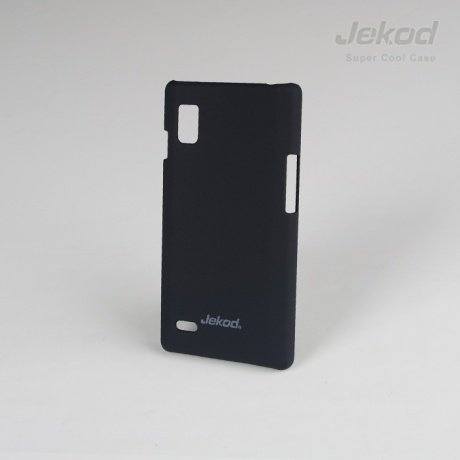 Пластиковая накладка на заднюю крышку Jekod для LG P760 Optimus L9 чёрная матовая фото