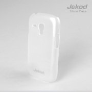 Пластиковая накладка на заднюю крышку Jekod для Samsung i8190 Galaxy S3 Mini белая глянцевая