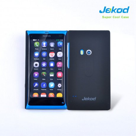 Пластиковая накладка на заднюю крышку Jekod для Nokia N9 чёрная матовая фото
