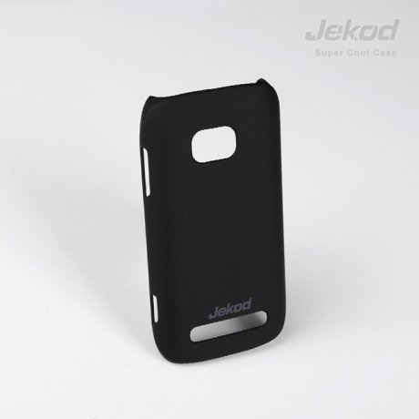 Пластиковая накладка на заднюю крышку Jekod для Nokia Lumia 710 чёрная матовая фото