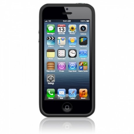 Чехол для Apple iPod Touch (5th generation) бампер черный фото