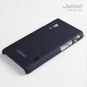Чехол для LG E455 Optimus L5 II Dual пластик Jekod черный (пленка в комплекте)