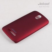 Чехол для HTC Desire 500 пластик Jekod красный (пленка в комплекте)