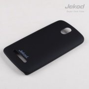 Чехол для HTC Desire 500 пластик Jekod черный (пленка в комплекте)