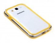 Чехол для Samsung i9500 Galaxy S IV бампер Griffin желтый