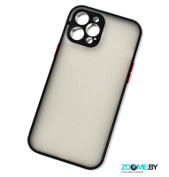 Чехол для iPhone 12 Pro Max матовый черный
