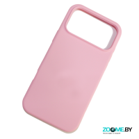 Чехол для iPhone 17 Pro Max Silicone case розовый