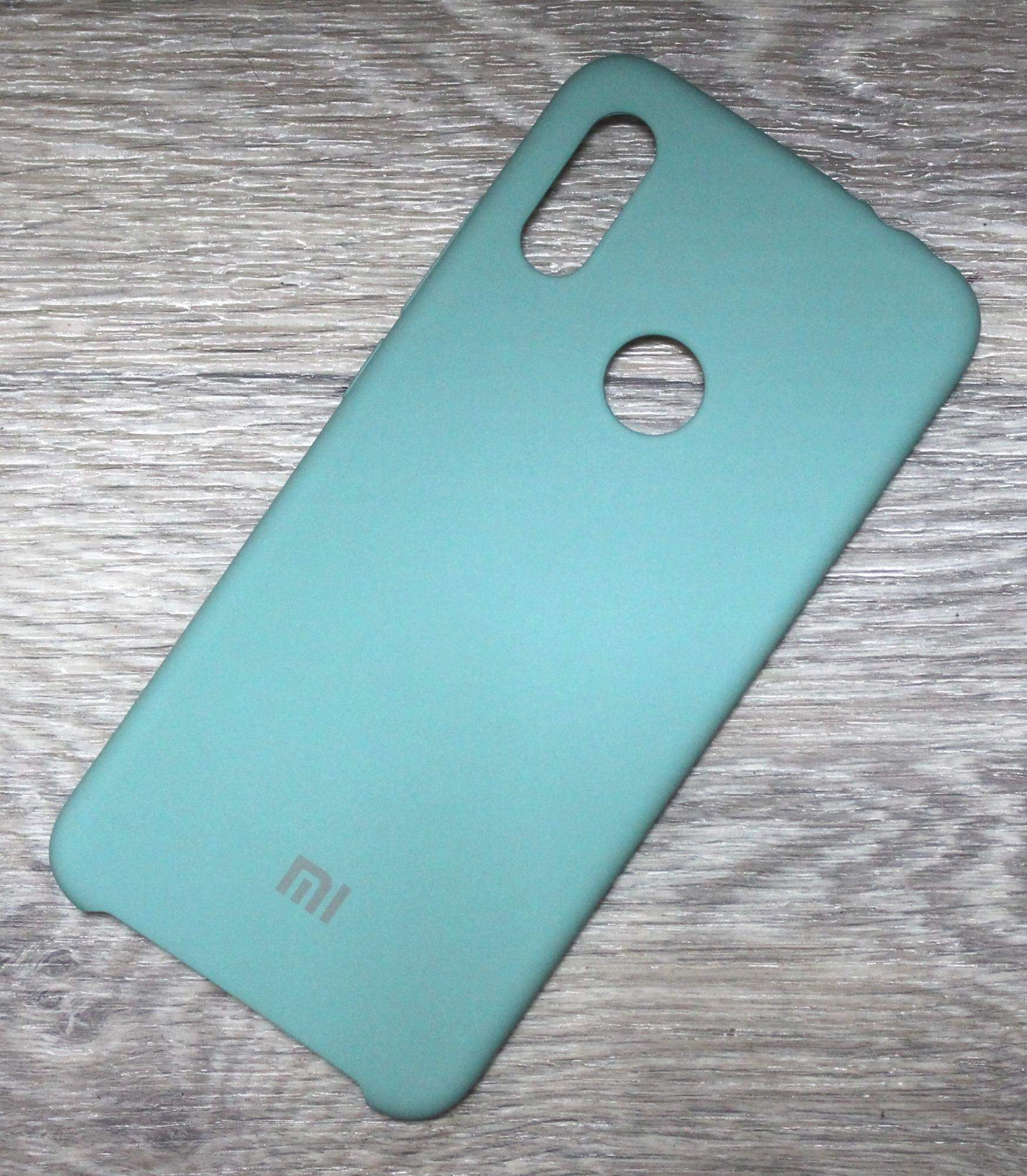 Чехол для Xiaomi Redmi Note 7 Silicone Case бирюзовый
