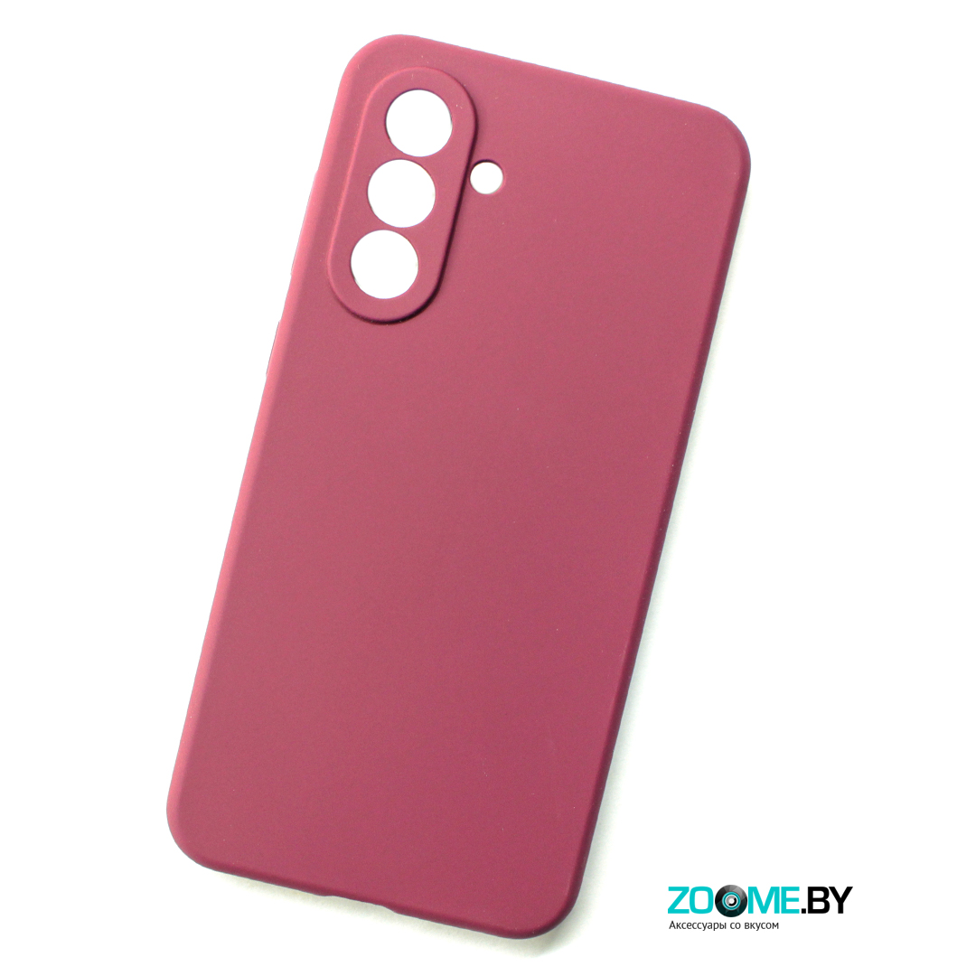 Чехол для Samsung Galaxy A36 Silicone case бордовый