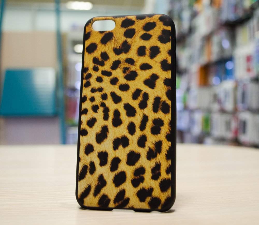 Чехол для iPhone 5c пластик Mobile Case леопард