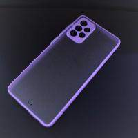 Чехол для Samsung Galaxy A72 5G и A72 4G с защитой для камеры (фиолетовый)