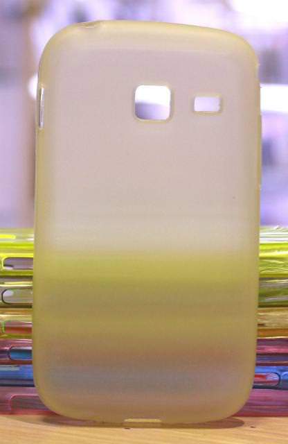 Чехол-накладка для Samsung S6102 Galaxy Y Duos силиконовый SMART матовый белый