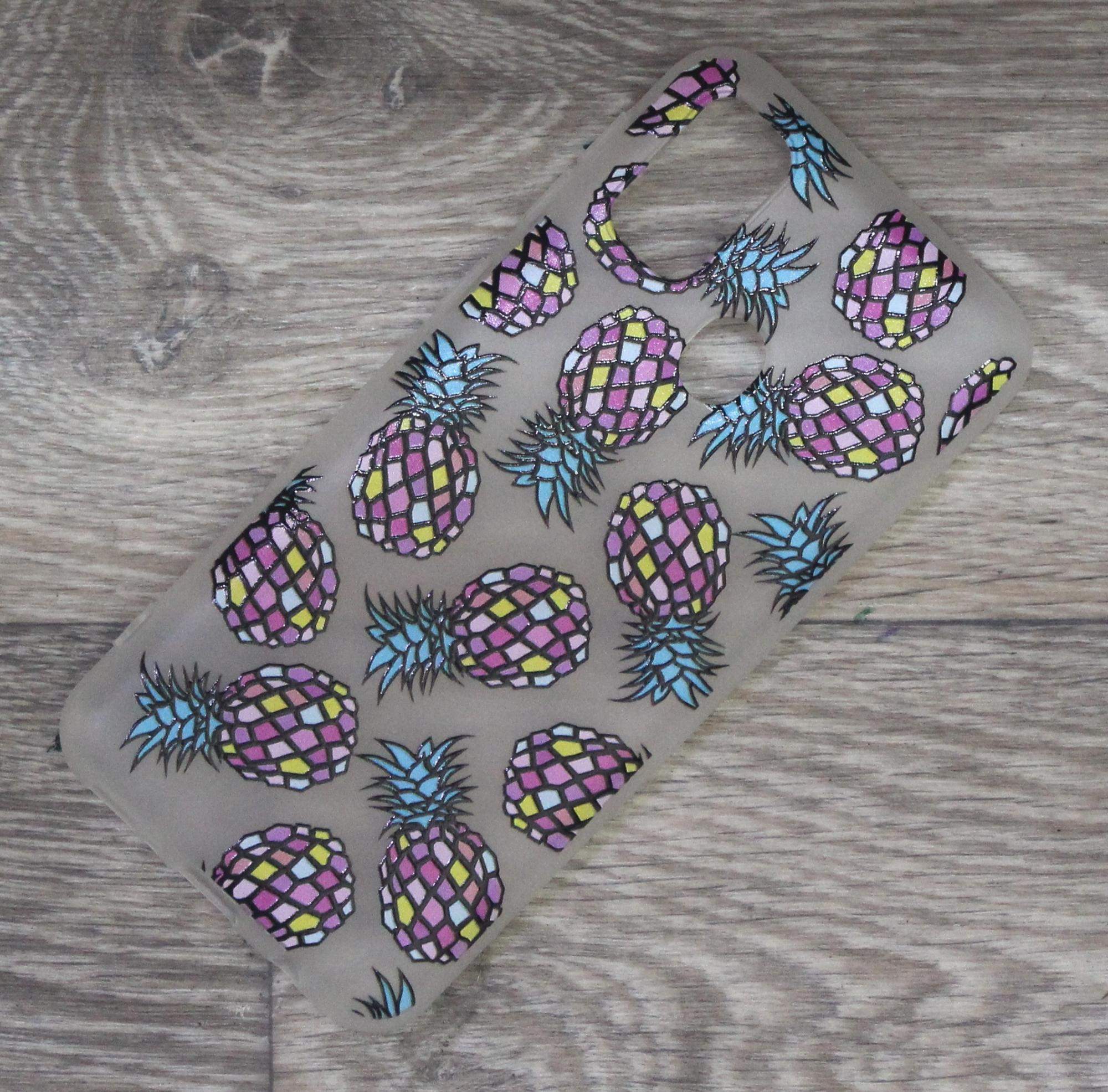 Чехол для Samsung Galaxy M21/M30S силиконовый ананасы