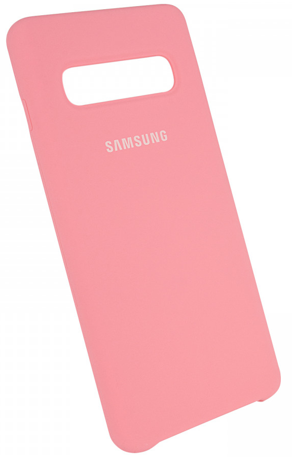 Чехол для Samsung Galaxy S10 Silicone Case пудровый