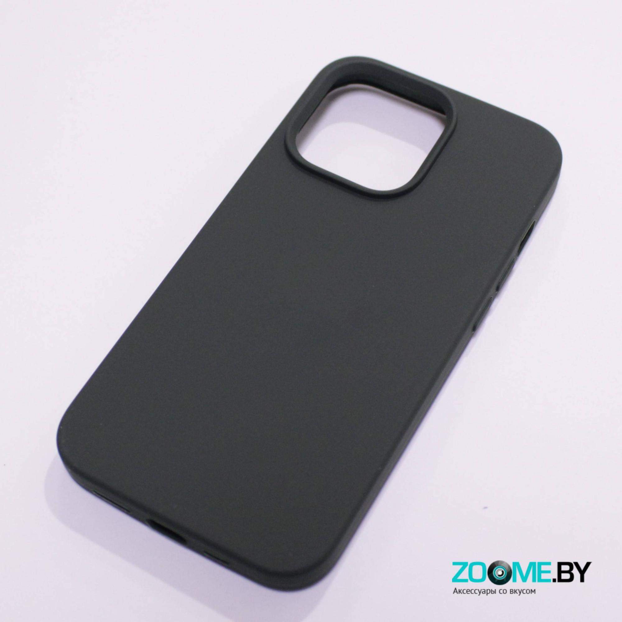 Чехол для Iphone 13 Pro Slilicone Case темно-зеленый
