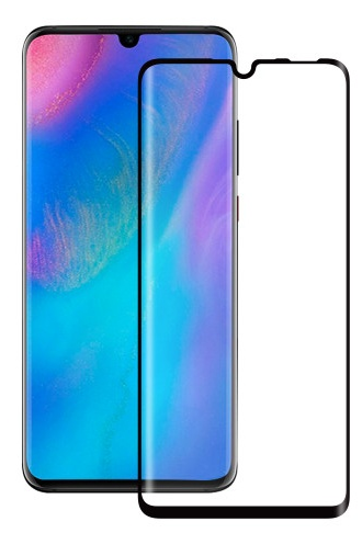 Защитное стекло на экран для Huawei P30 Lite Glass Pro черное